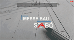 Desktop Screenshot of messebau-szabo.de